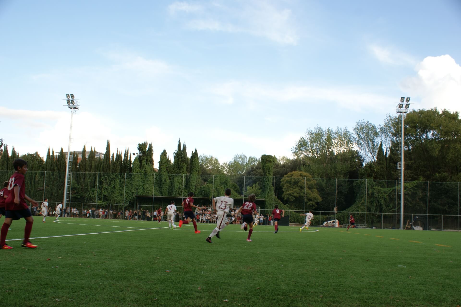 Partita di calcio Achillea 2002 vs AS Roma settore giovanile